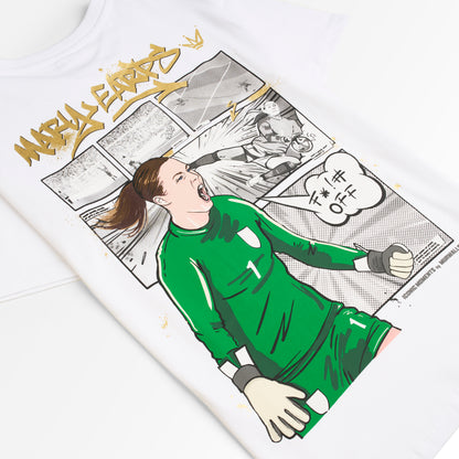 MAE27xMurWalls // comic strip iconic world cup final penalty save